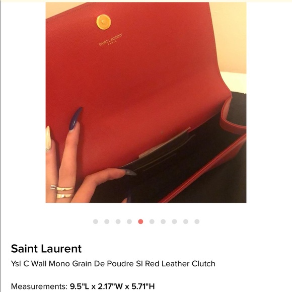 YSL Saint Laurent Clutch Monogram - Picture 4 of 8